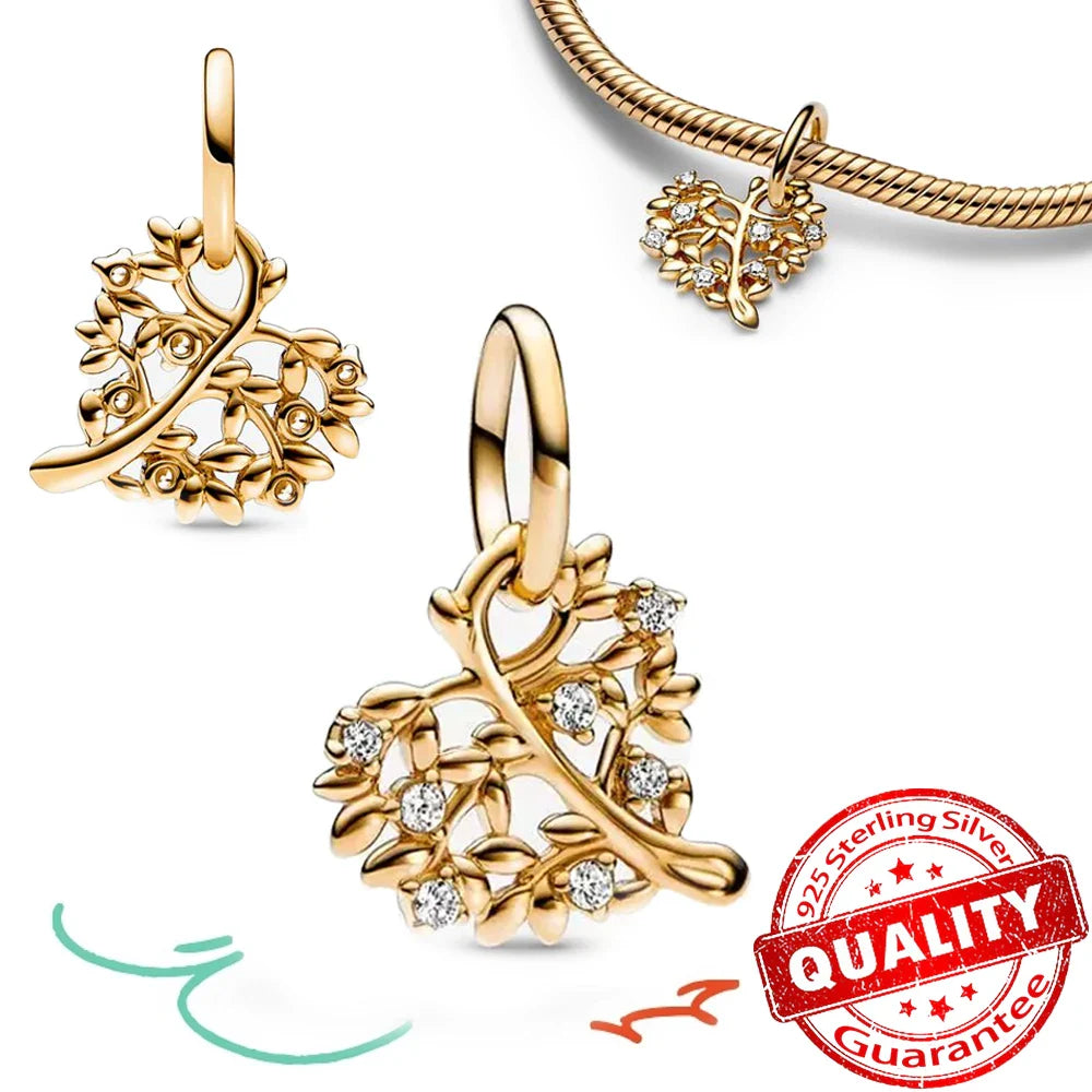 925 Sterling Silver Love Heart Envelope Rose Pendant with Crystal Ball for DIY Bracelet and Necklace Jewelry Gifts