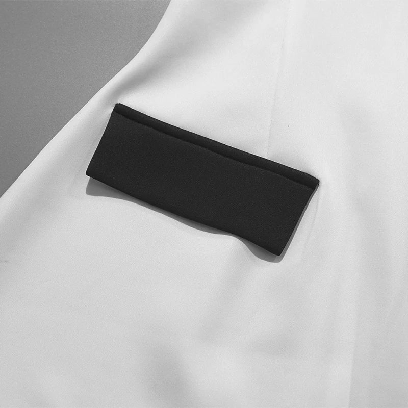 Solid Color Sleeveless Collar Dress Slim Casual Summer Wear