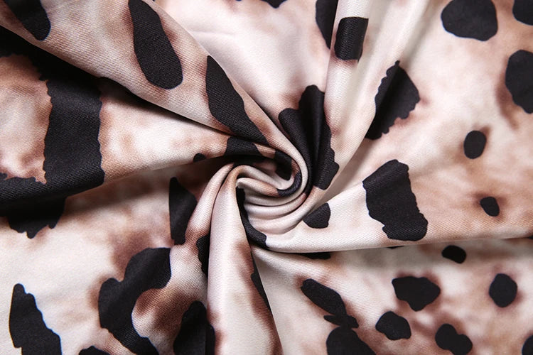 Weird Puss Sexy Sleeveless Leopard Print Jumpsuit for Women Stretch Fit Streetwear Workout Overalls