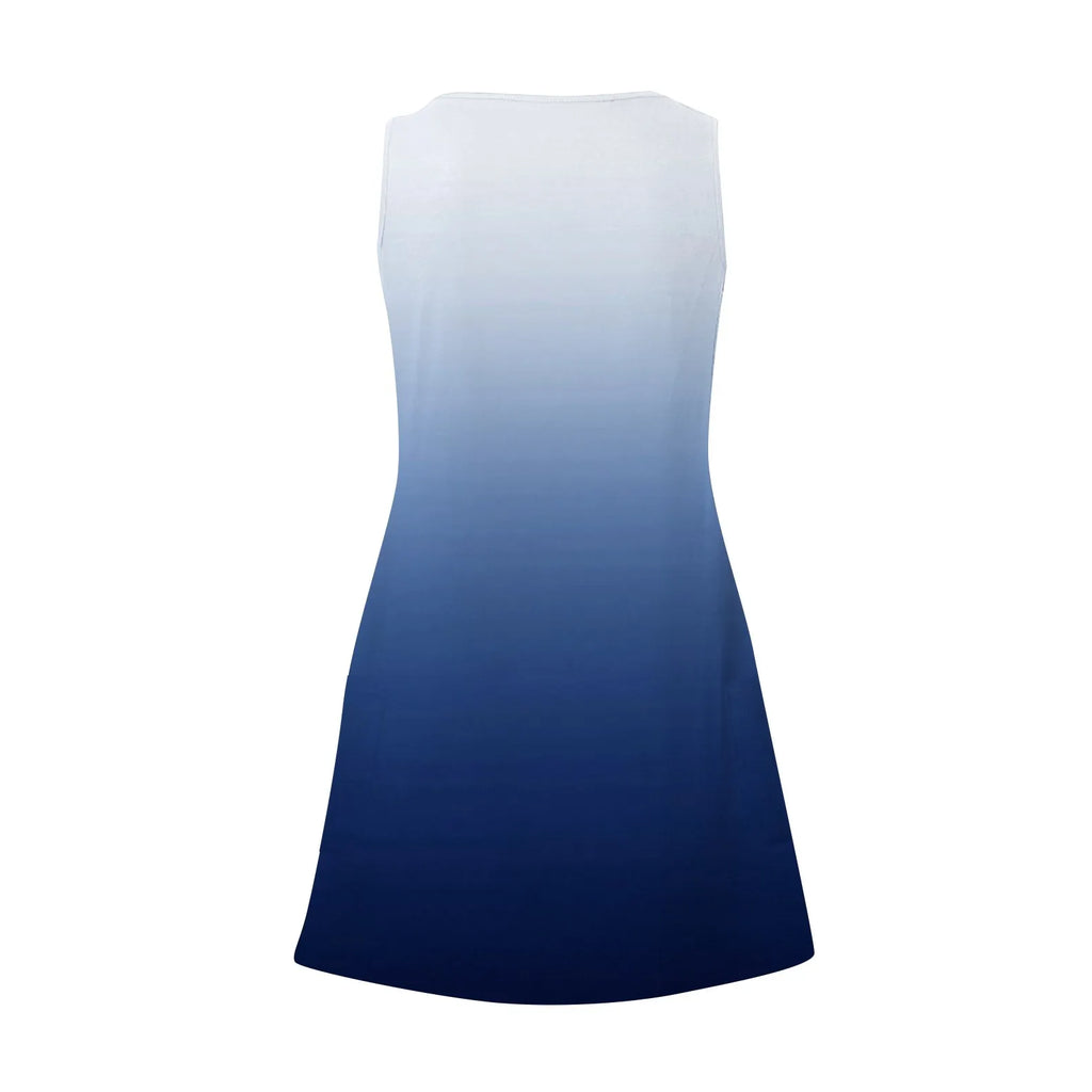 Boho Floral Sundress With Pockets For Women Tank Dress