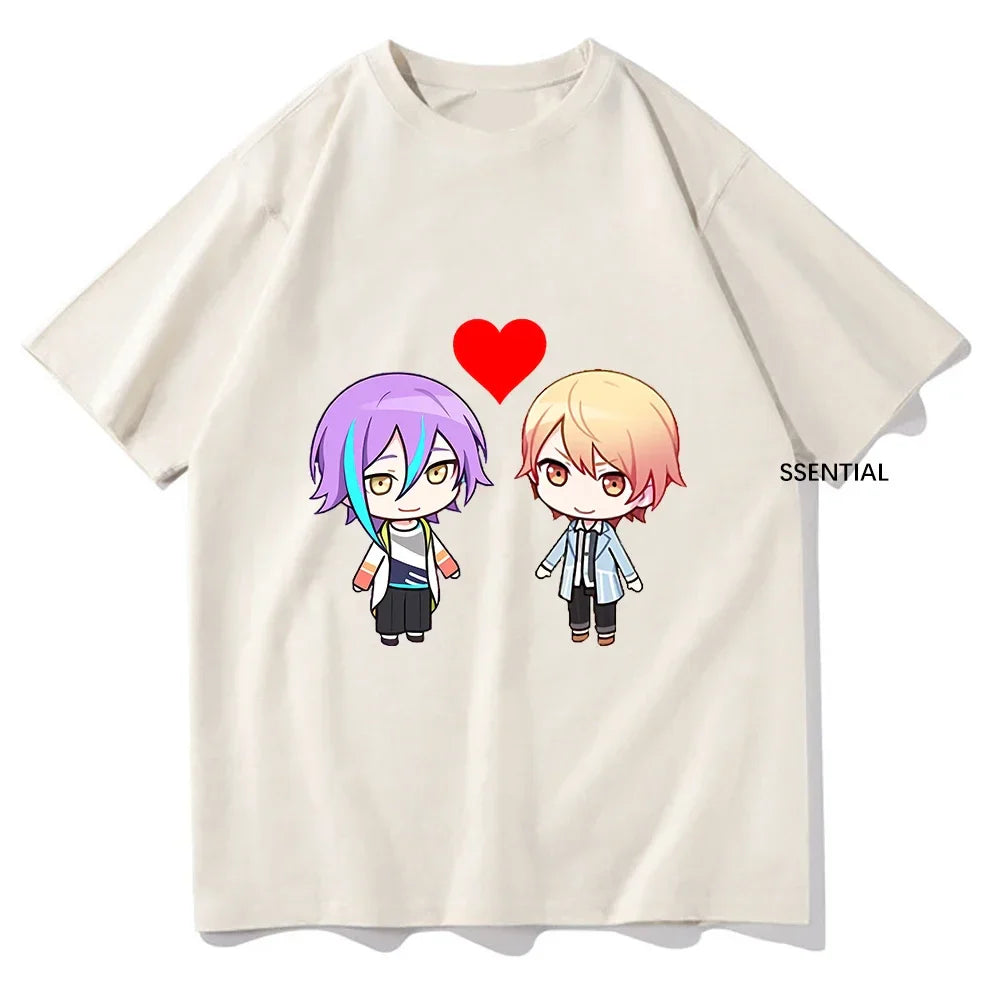Kawaii Anime Cartoon T Shirts Unisex High Quality Vintage Graphic Tees for Men and Women