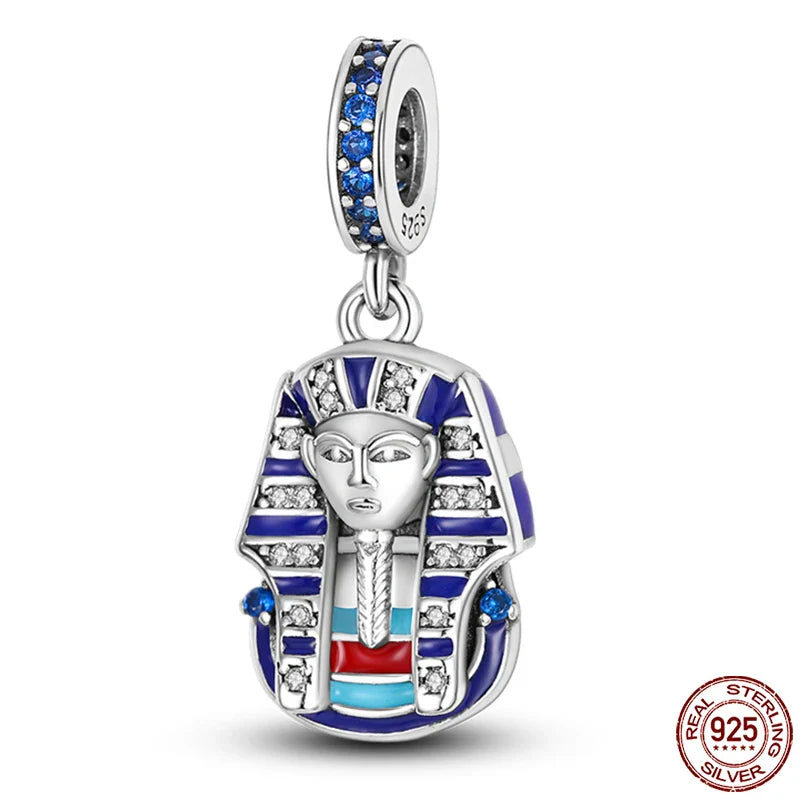 925 Silver Devil's Eye Charms Beads for Women DIY Jewelry Making