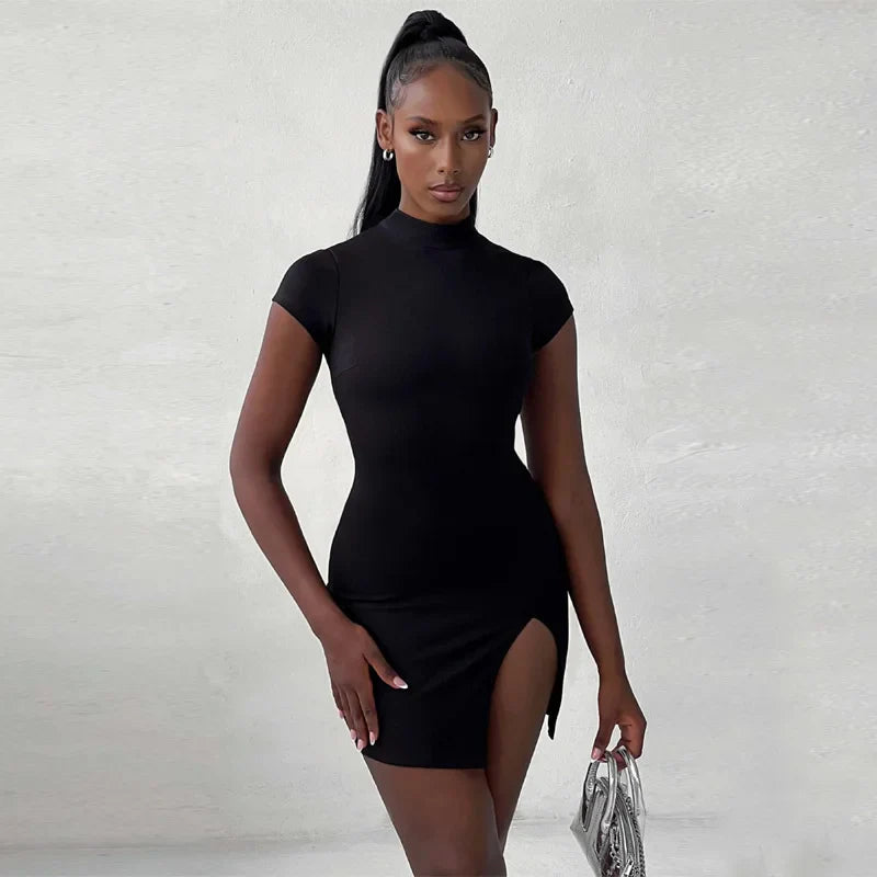 Backless Lace Up Bodycon Mini Dress For Women Clubwear