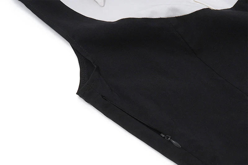 Y2K Sleeveless Mini Dress Slim A Line Summer Style