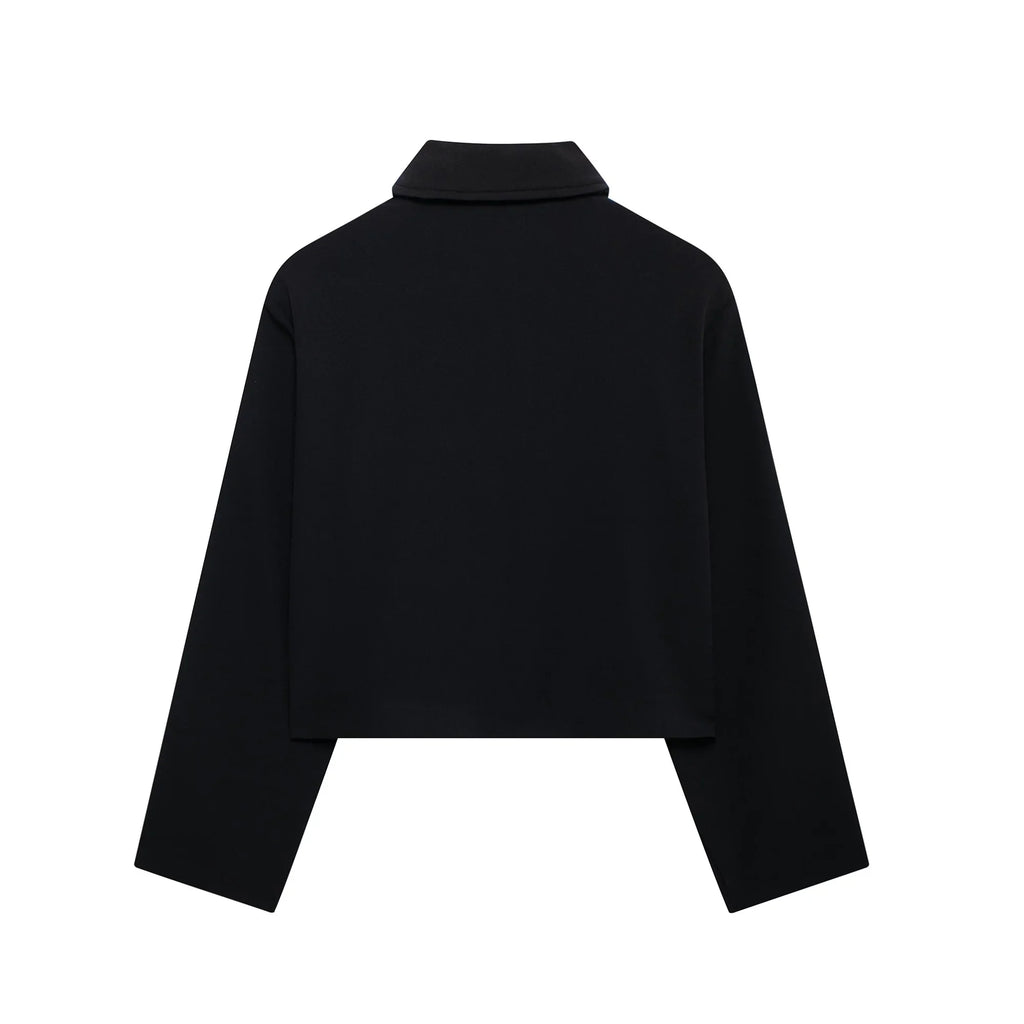 Women's Fashion Side Stripe Coat Pant Set with Long Sleeve Zipper Jacket and Elastic Waist Wide Leg Pants