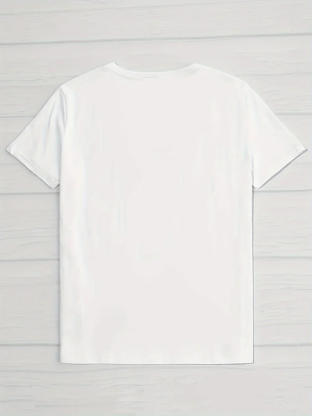 Crayon Print Short Sleeve T-Shirt Casual Crew Neck Summer Top