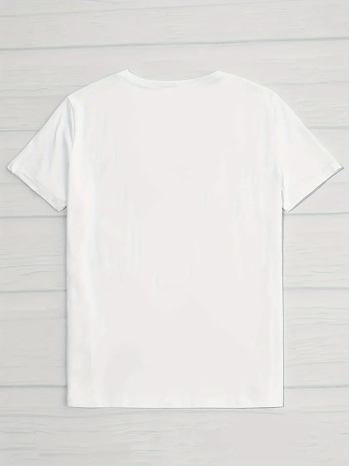 Crayon Print Short Sleeve T-Shirt Casual Crew Neck Summer Top