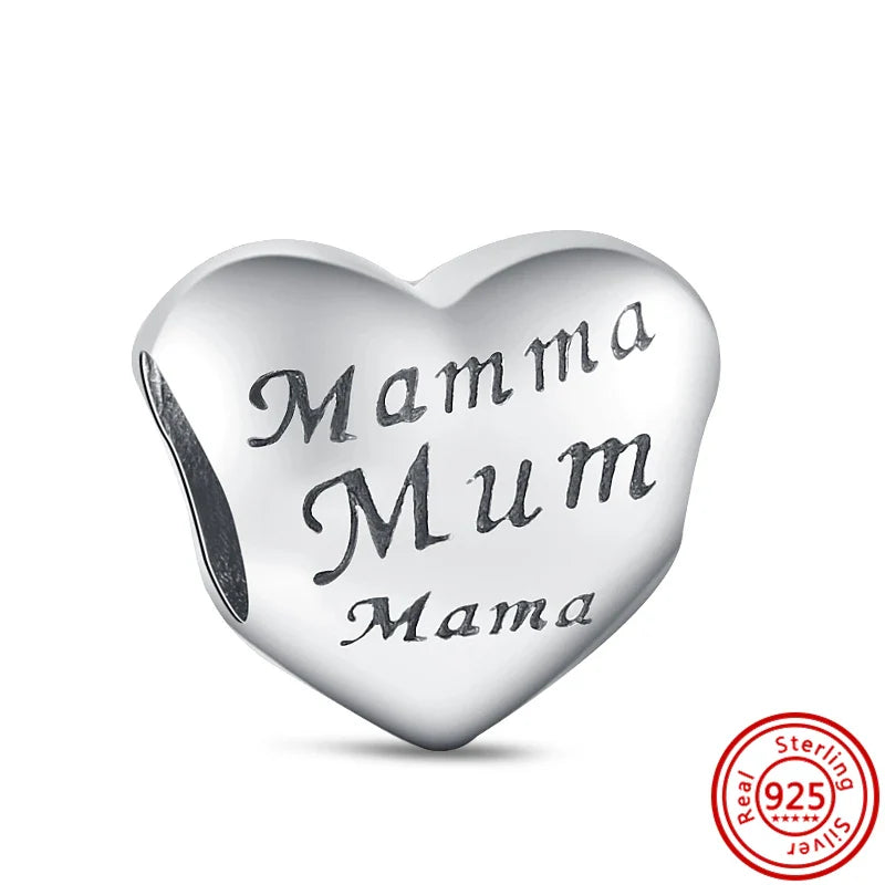 Fit Pantaro Peacock Cake Teeth Butterfly Crown S925 Silver Charms Beads Fine Jewelry for Women Gift