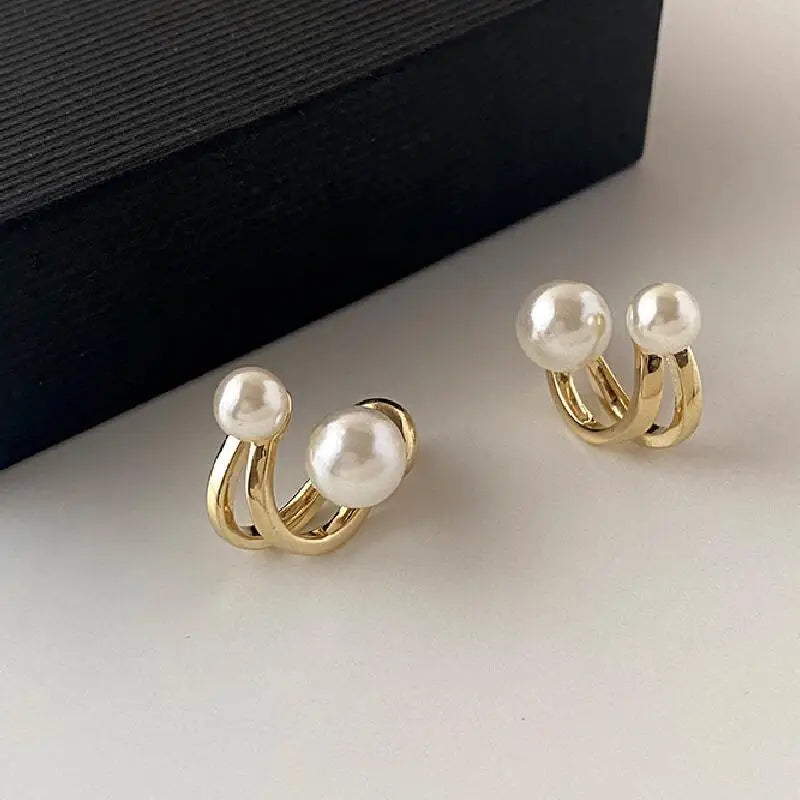 Classic Pearl Earrings for Women Retro Style Jewelry Gifts