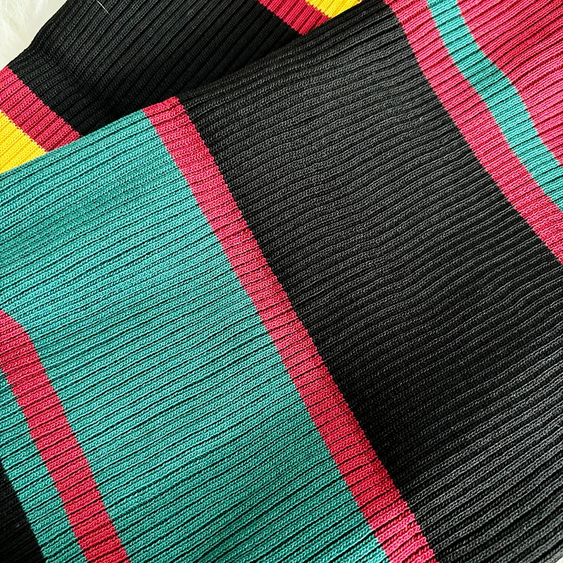 Black Zipper Knit Bodycon Dress Sleeveless Midi Party Dress