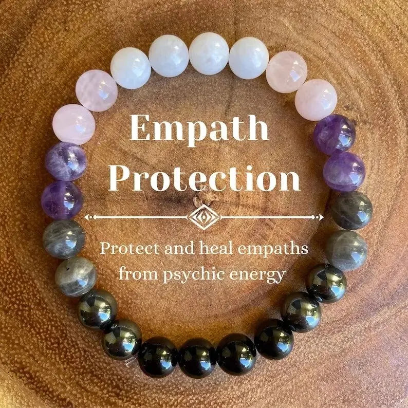 Empath Protection Bracelet for Grounding and Self-Love with 6 Unique Styles