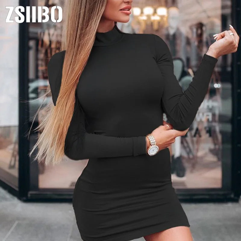 Black Retro Dress For Women Korean Fashion Dress Club
