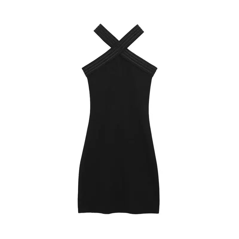 Womens Tube Top Dress Elastic Neck Bodycon Summer Chic