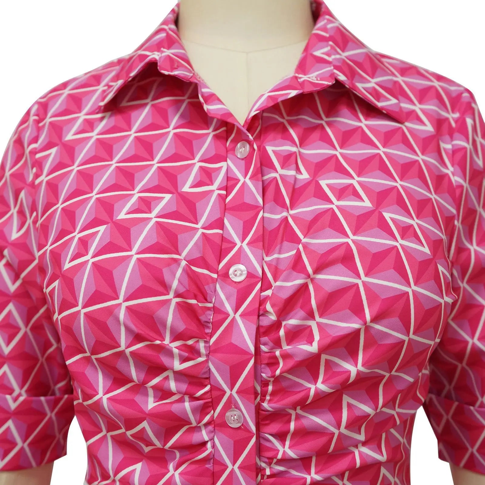 Elegant Chic Printed Women One Piece Slim Fit V Neck Long Sleeve Wrap Waist Jumpsuit Office Fashion Outfit