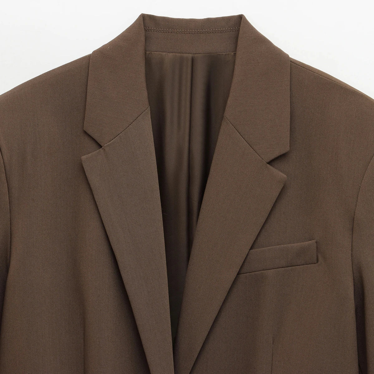 Women's Lace-up Suit Jacket and High Waist Trousers Set for Spring and Summer Casual Chic Look