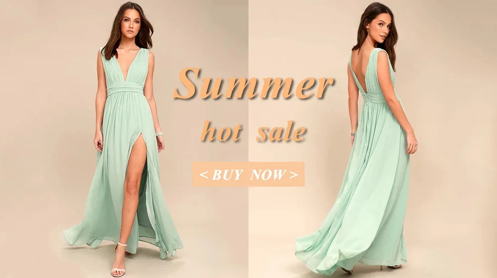 Boho Maxi Dress Women Sleeveless O Neck Backless Sundress