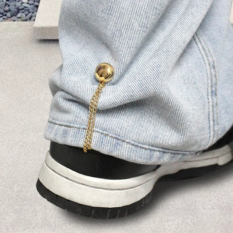 Exquisite Chain Magnetic Buckle Clip for Clothing Accessories and Scarves