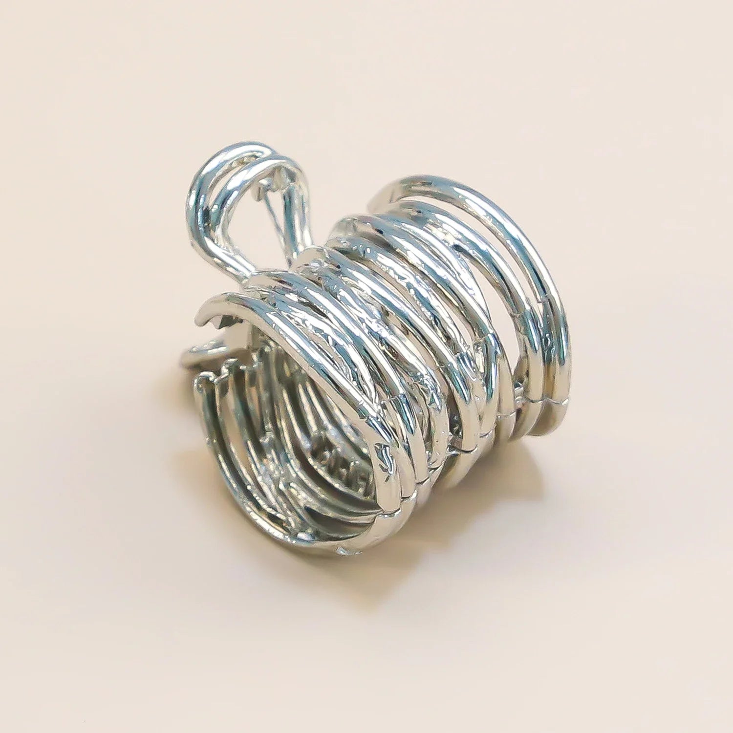 Gold Color Hollow Geometric Hair Clips for Women Stylish Metal Hair Claw and Headband Hairpin Accessories