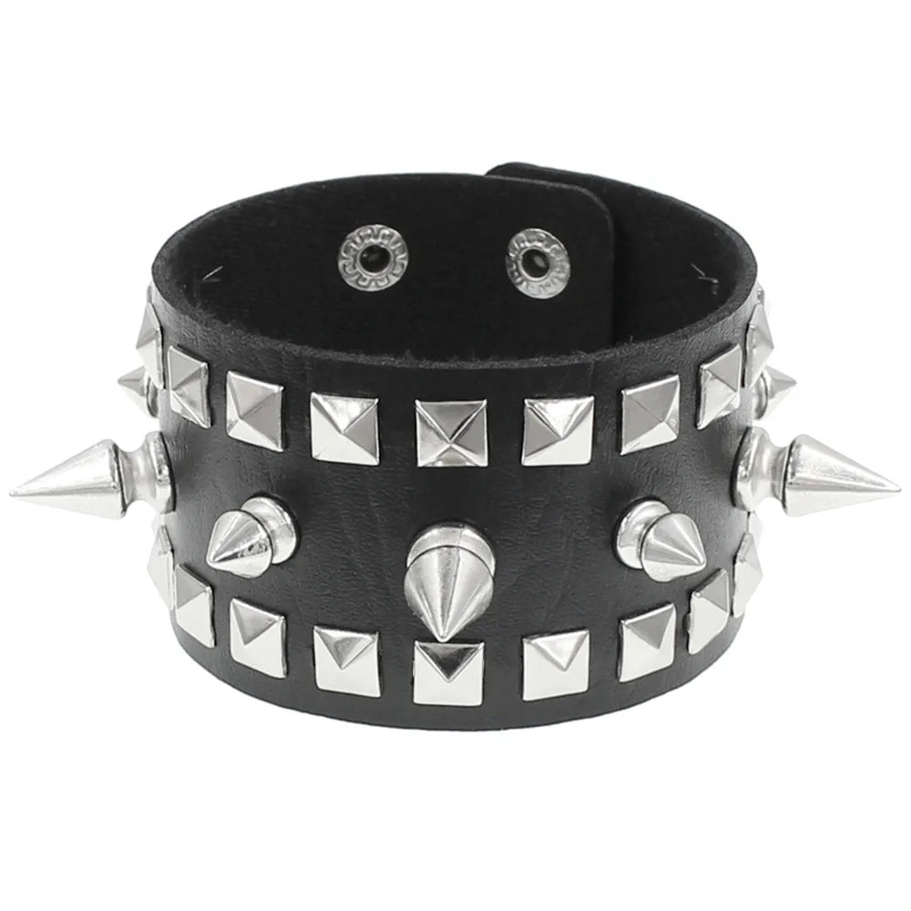 Gothic Punk Multi Chain Street Dance Bracelet for Halloween Cosplay and Party Gifts