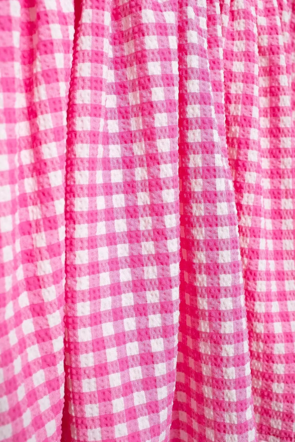 Plaid Print Sleeveless A Line Dress For Women Beachwear