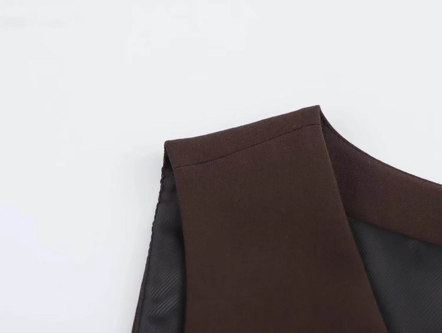 Women's Casual Sleeveless V-Neck Suit Vest and Mid Waist Pants Set for Autumn