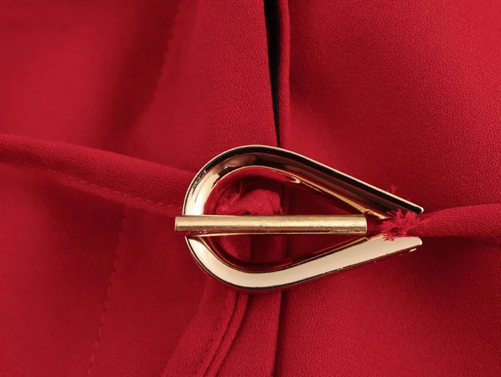 Women's Casual Black Sleeveless Split Design Vest Pants Set with Belt for Autumn Commuting