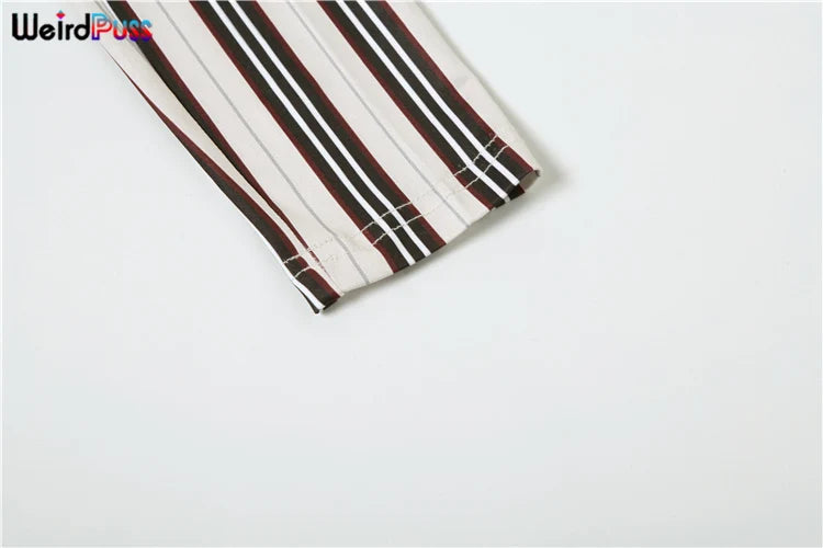 Sexy Hollow Ruched Jumpsuit for Women Irregular Hipster Stripe Print Full Sleeve Clubwear Midnight Workout Overalls