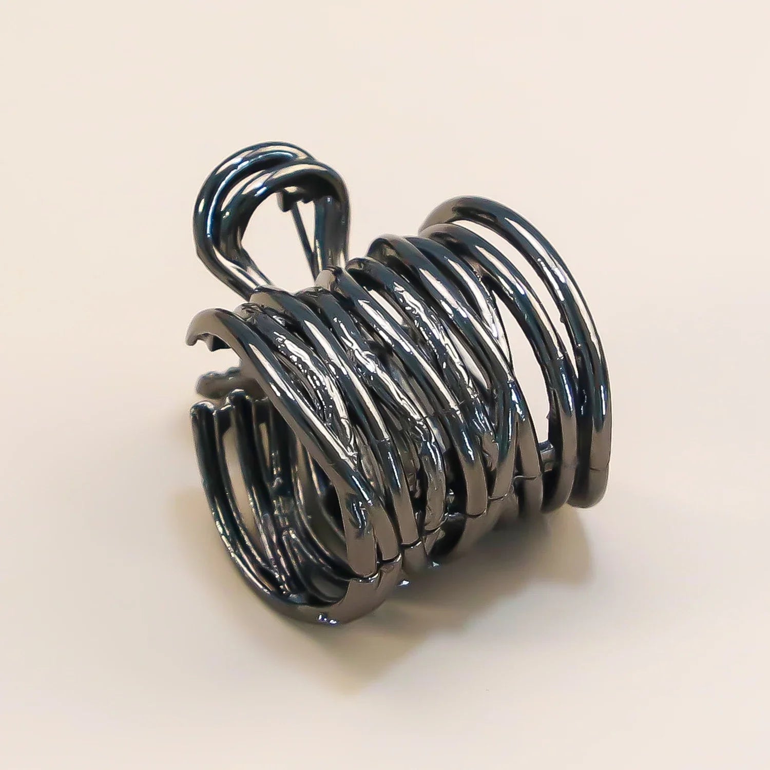 Gold Color Hollow Geometric Hair Clips for Women Stylish Metal Hair Claw and Headband Hairpin Accessories