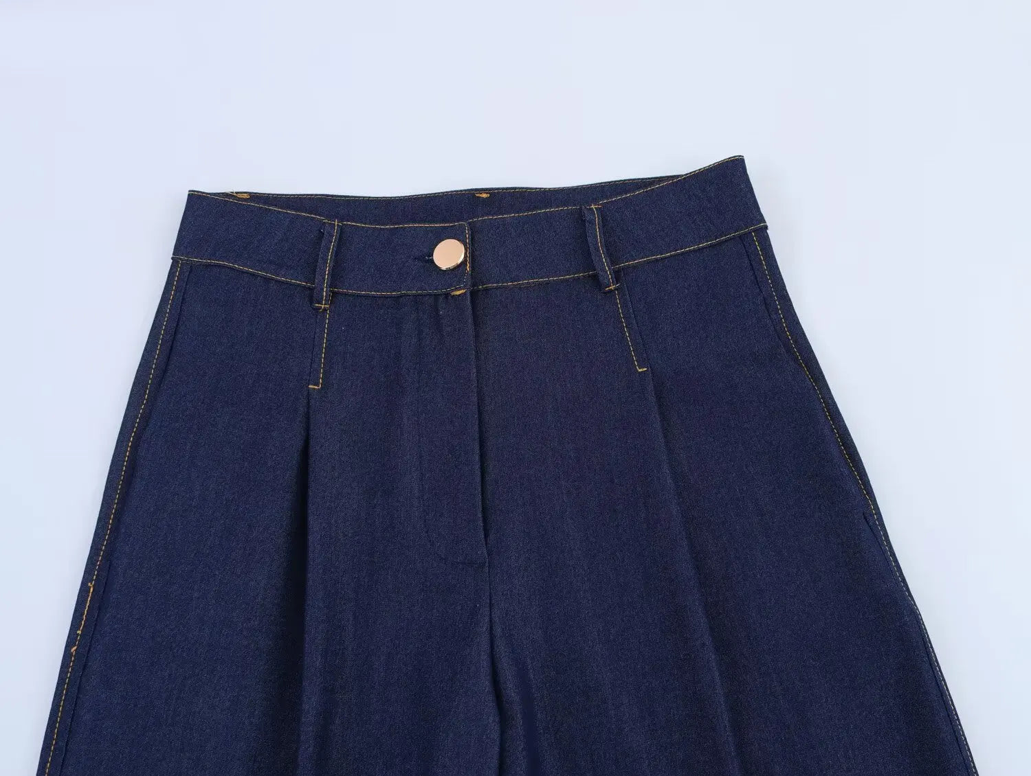 Women Fashion Denim Jacket and Jeans Set with Pockets Stylish Two Piece Outfit