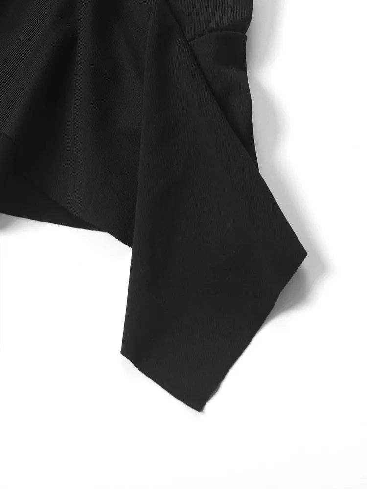 Black Sleeveless Bodycon Mini Dress Backless Party Wear