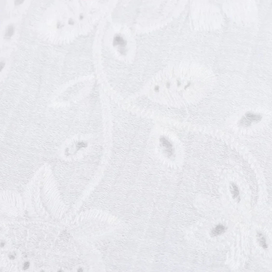 Women's Embroidered V-Neck Long Sleeve Shirt Single-Breasted Loose Hem Casual Chic Top for Spring and Summer