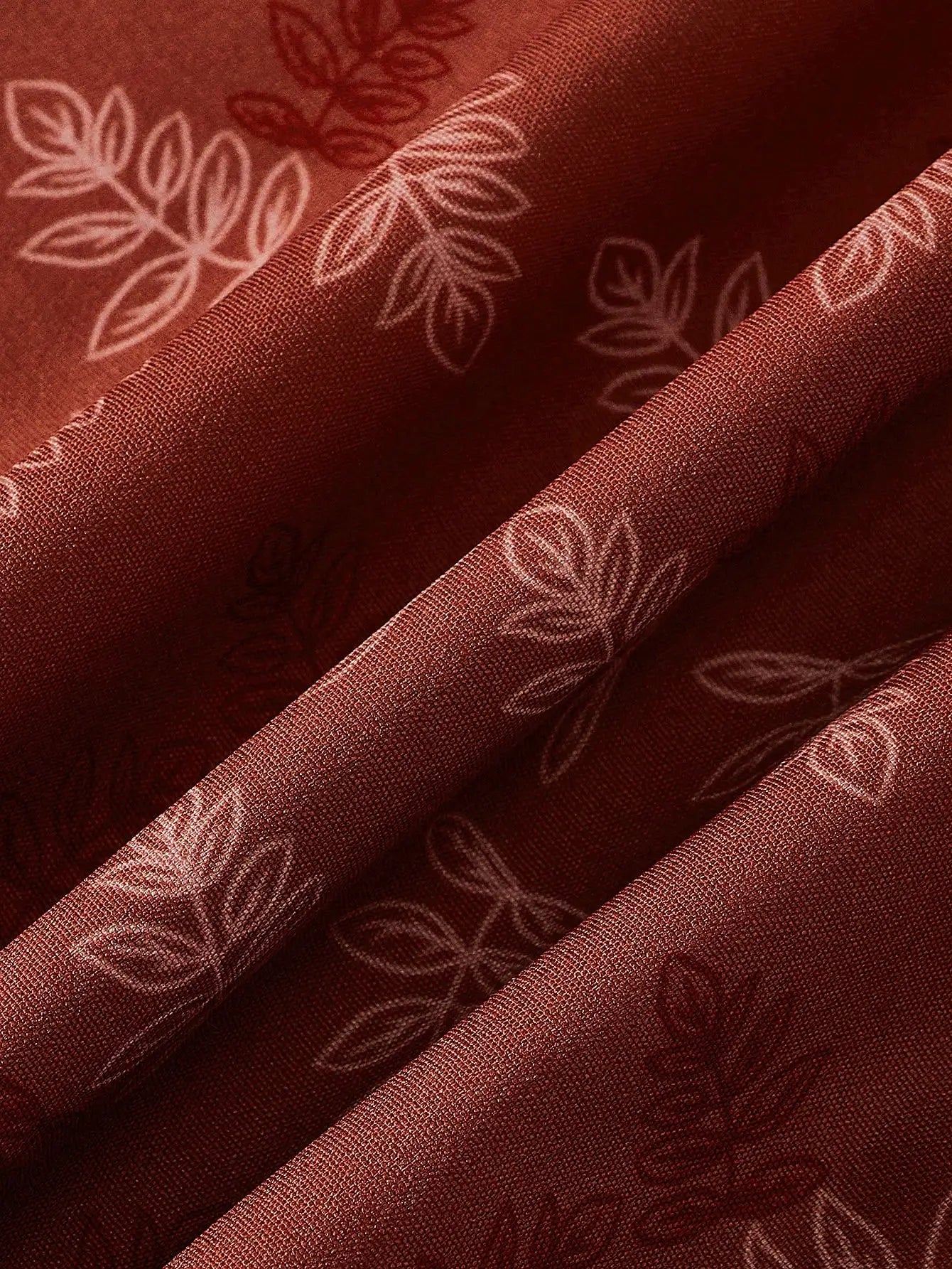 Elegant Womens Lapel Collar Long Sleeve Button Down Printed Casual Shirt