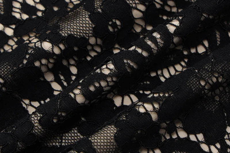 Women Black Bodycon Mini Dress For Party Club Evening