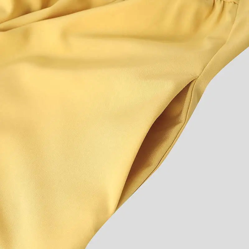 Sleeveless Pleated Long Sundress For Summer Beach Casual