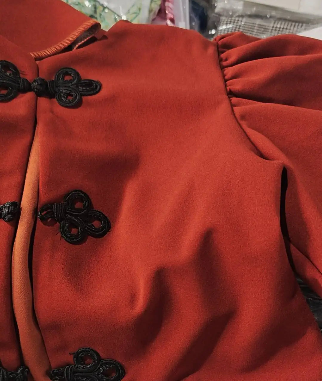 Women Summer Casual Pants Suit with Puff Sleeve Shirt and Elegant Long Pants Matching Set