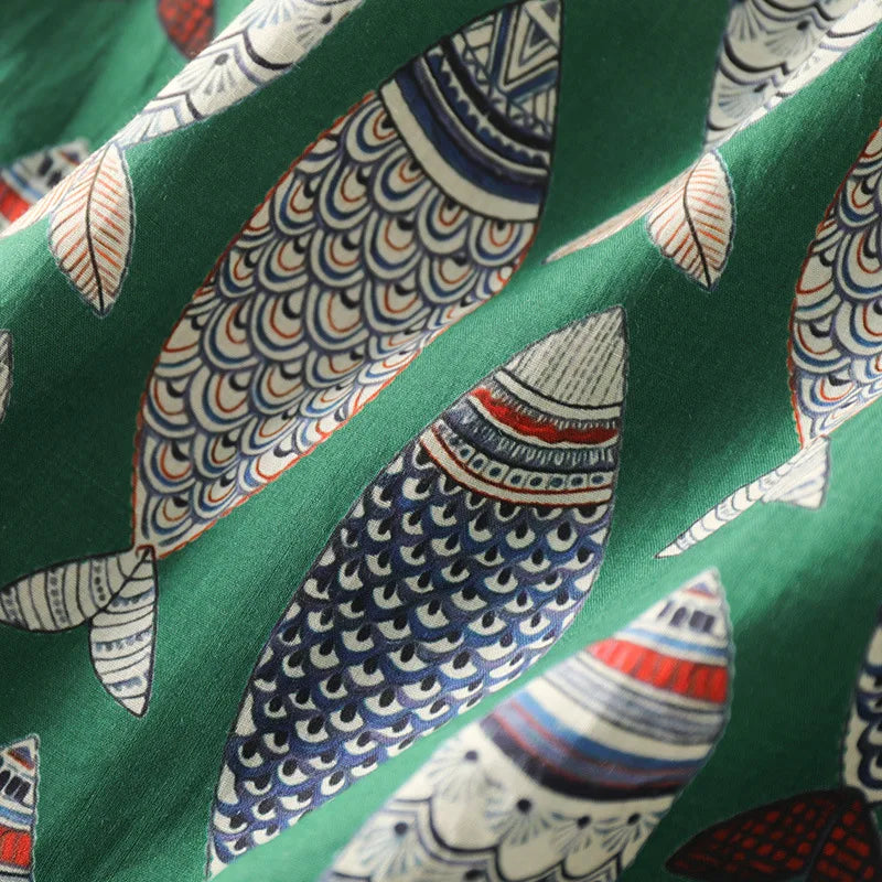 Elegant Green Chinese Style Qipao Dress For Summer Women