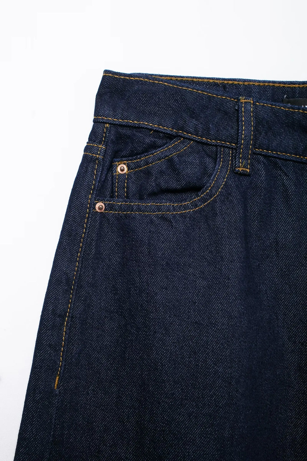 Denim V-Neck Collarless Vest Outfit with Long Pants for Women in Autumn