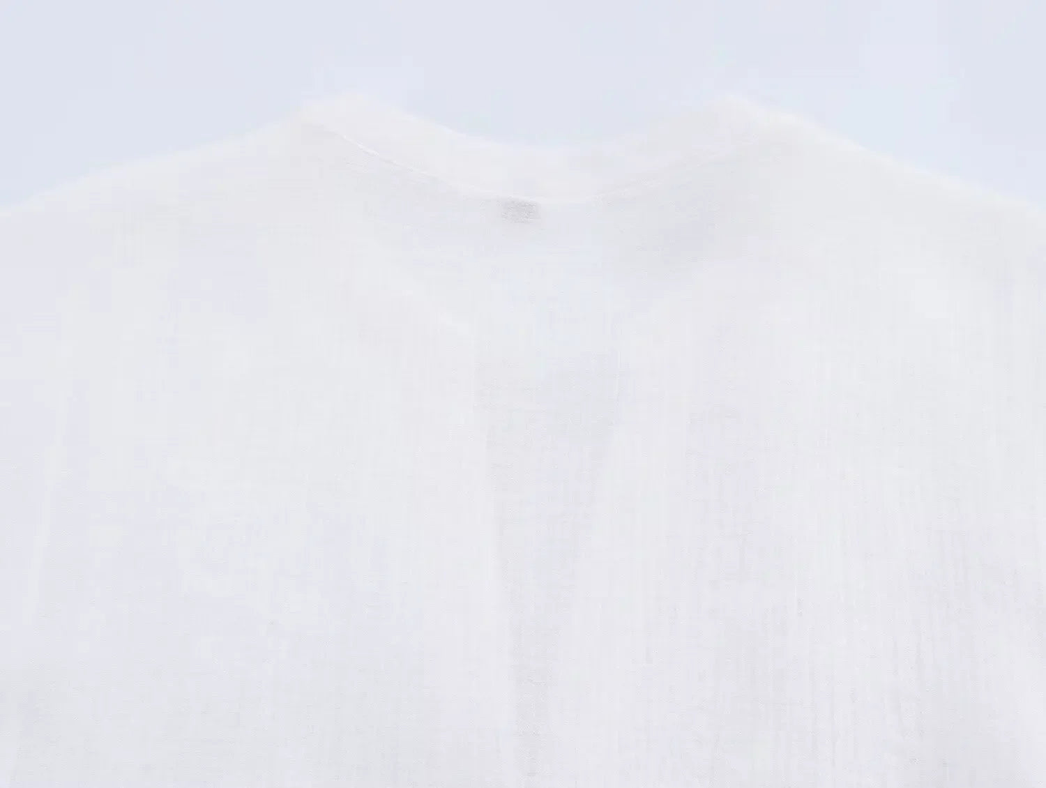 Women's Embroidered V-Neck Long Sleeve Shirt Single-Breasted Loose Hem Casual Chic Top for Spring and Summer