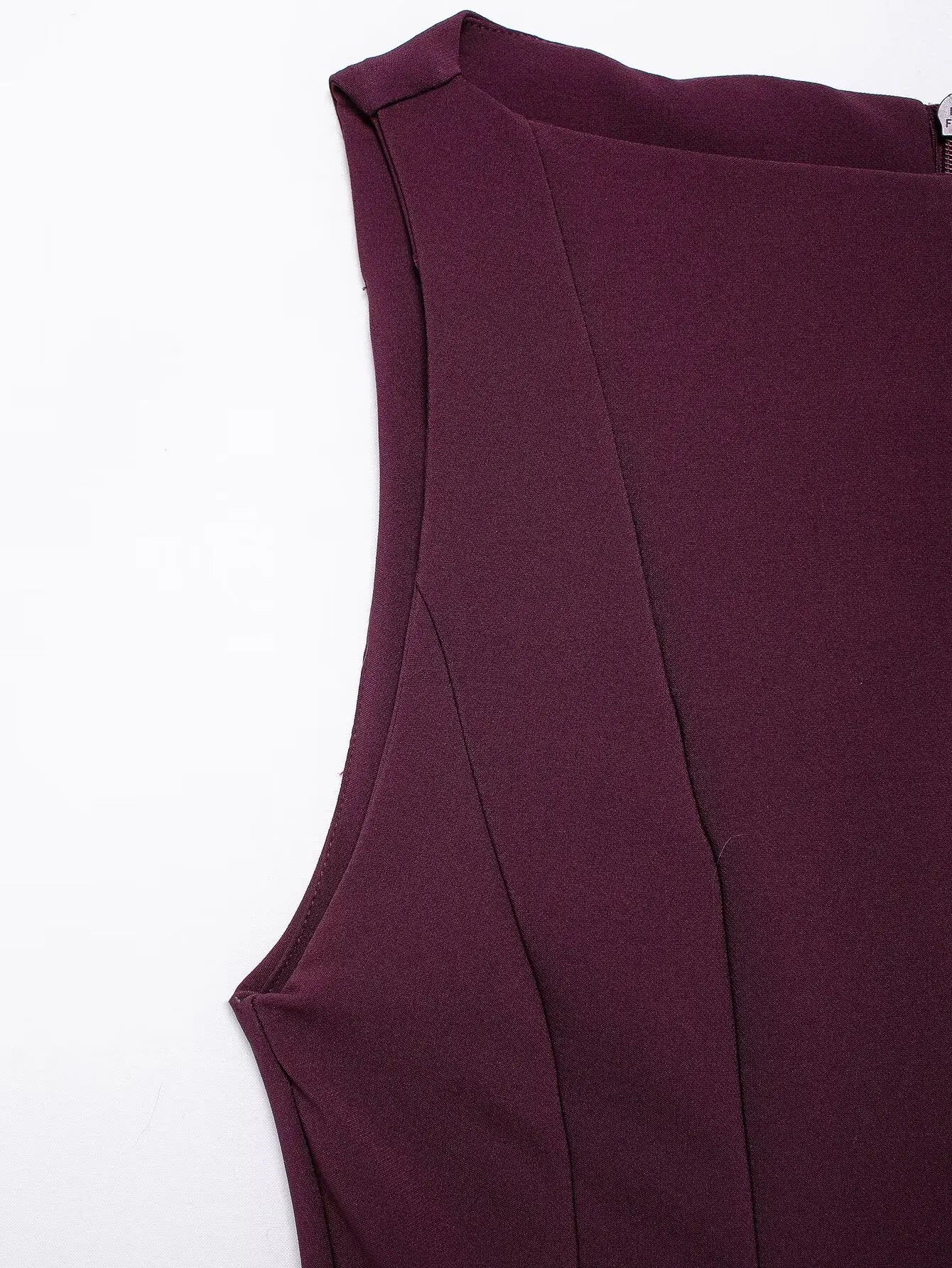 Sleeveless Pleated Mini Dress For Women Casual Office