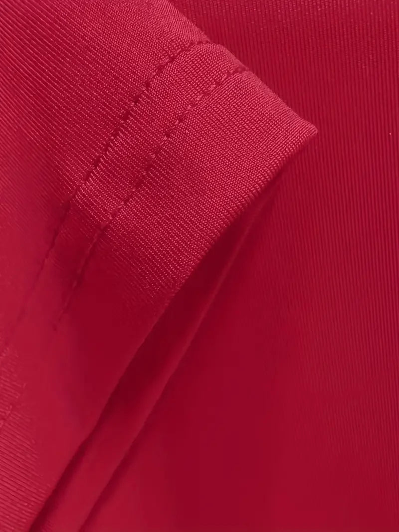 African Print Office Dress For Women High Waist Long Sleeve