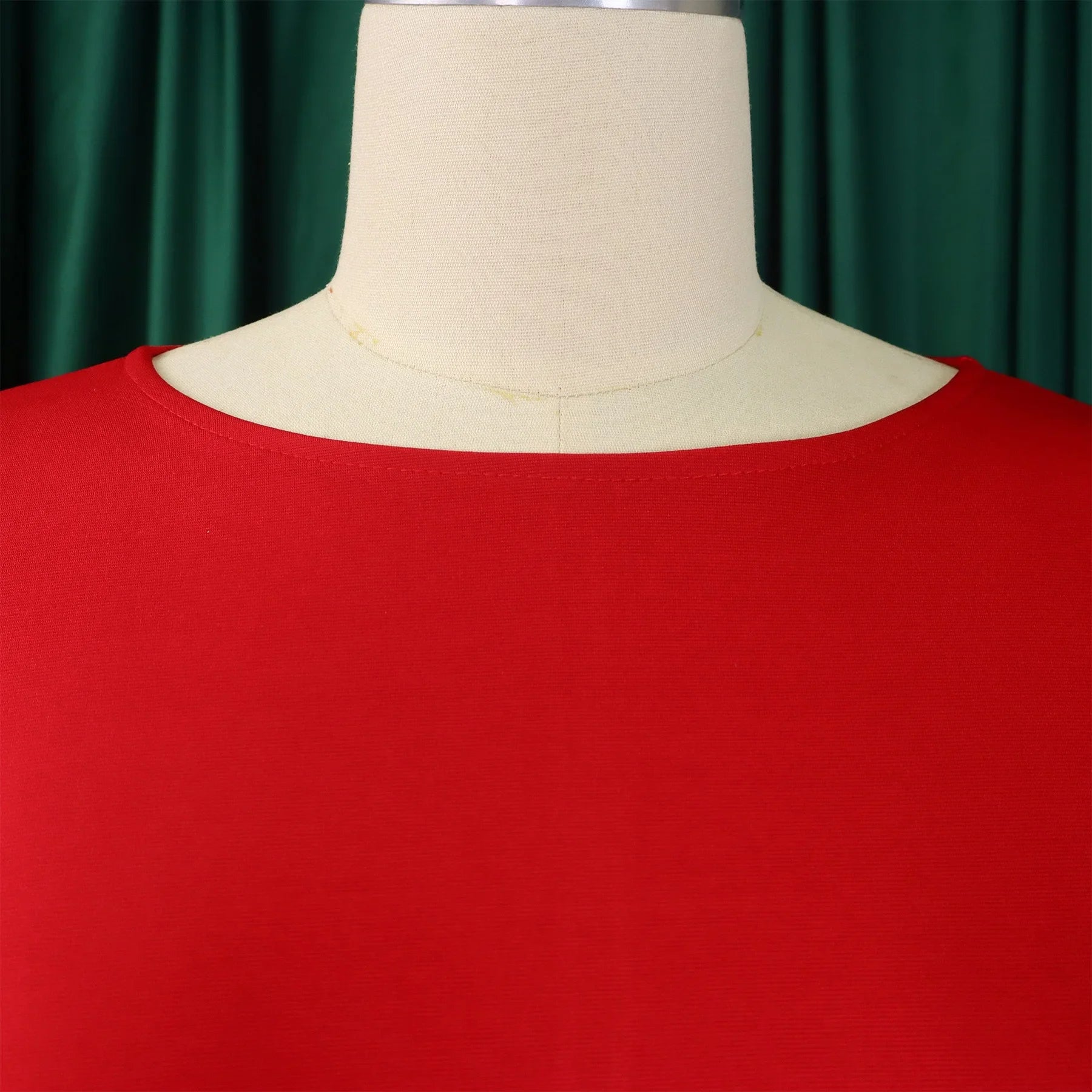 Elegant Office Dress For Women O Neck Half Sleeve Sheath