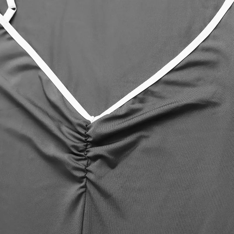 Summer Women's Slim Fit Casual Jumpsuit Sexy Solid Color Backless Sling Elegant Streetwear Fashion Romper