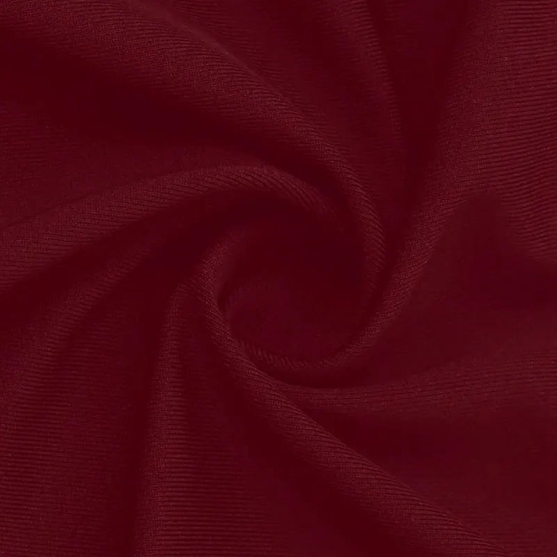 Autumn Red Long Sleeve Jumpsuit For Women Slim Fit O-Neck Bodycon Casual Sporty Streetwear Romper