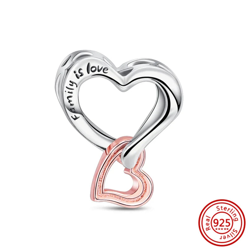 Fit Pantaro Peacock Cake Teeth Butterfly Crown S925 Silver Charms Beads Fine Jewelry for Women Gift