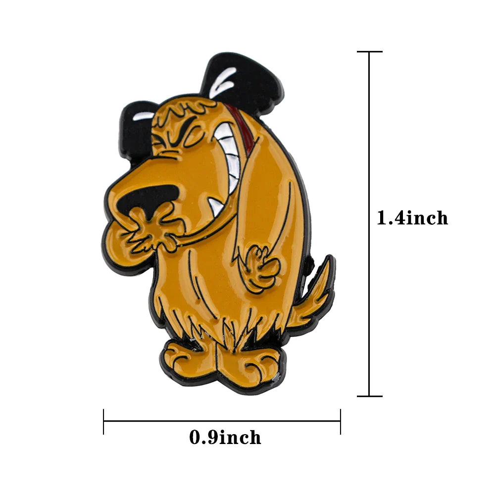 Cute Dog Enamel Pins Cartoon Animal Brooches for Clothes and Backpacks Fashion Jewelry Accessories Gifts for Kids and Friends
