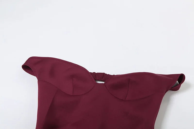 Strapless Backless Party Dress Mini A Line Bodycon Dress