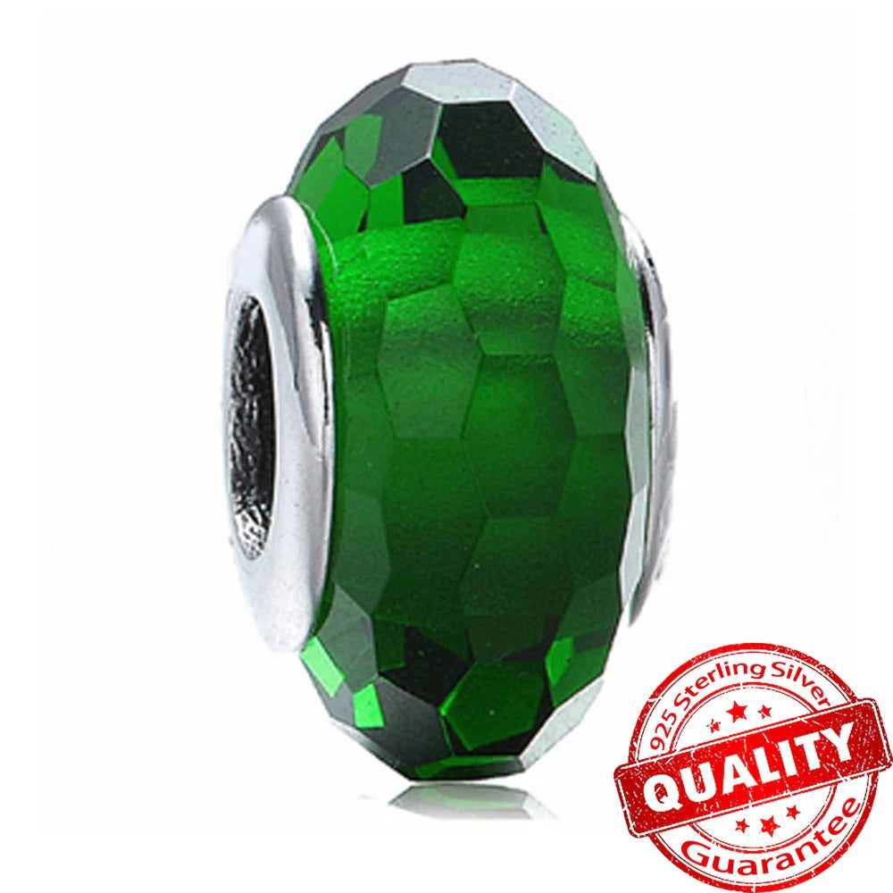 925 Sterling Silver Green Monstera Leaves Frog Dangle Charm for Necklace and Bracelet