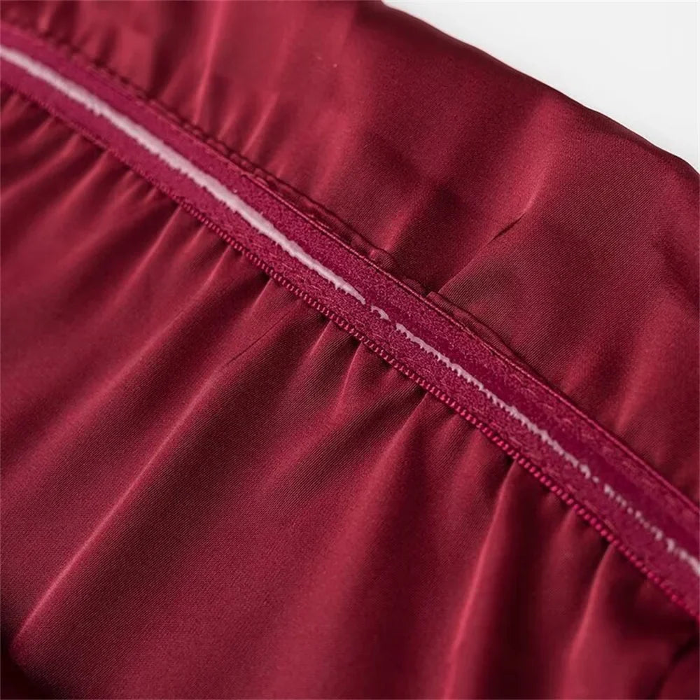 Satin Off Shoulder Sleeveless Tube Top Dress For Women