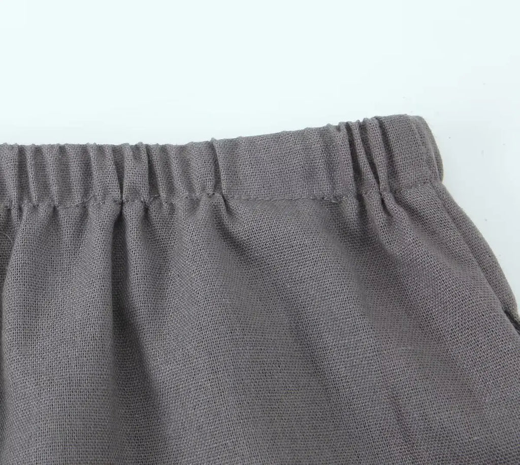 Casual Chic Solid Two Piece Women Set with Long Sleeve Kimono Jacket and Pants Nightwear Suit