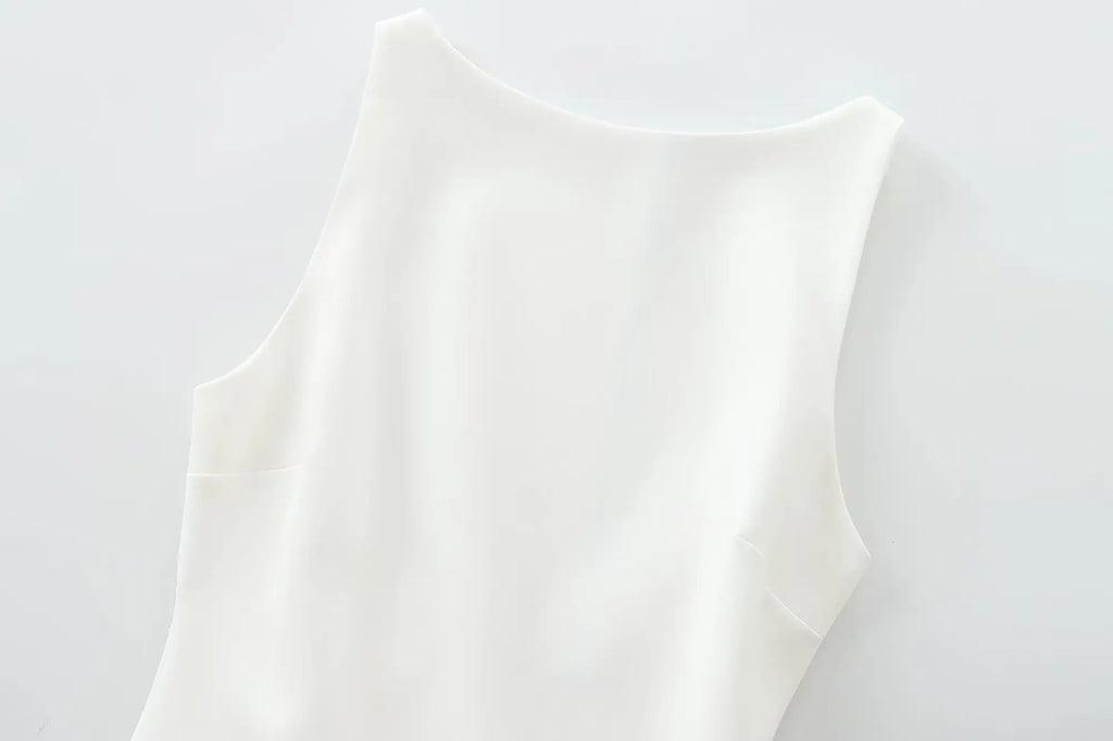 Ruched Mini Dress For Women Backless Party Dress Elegant